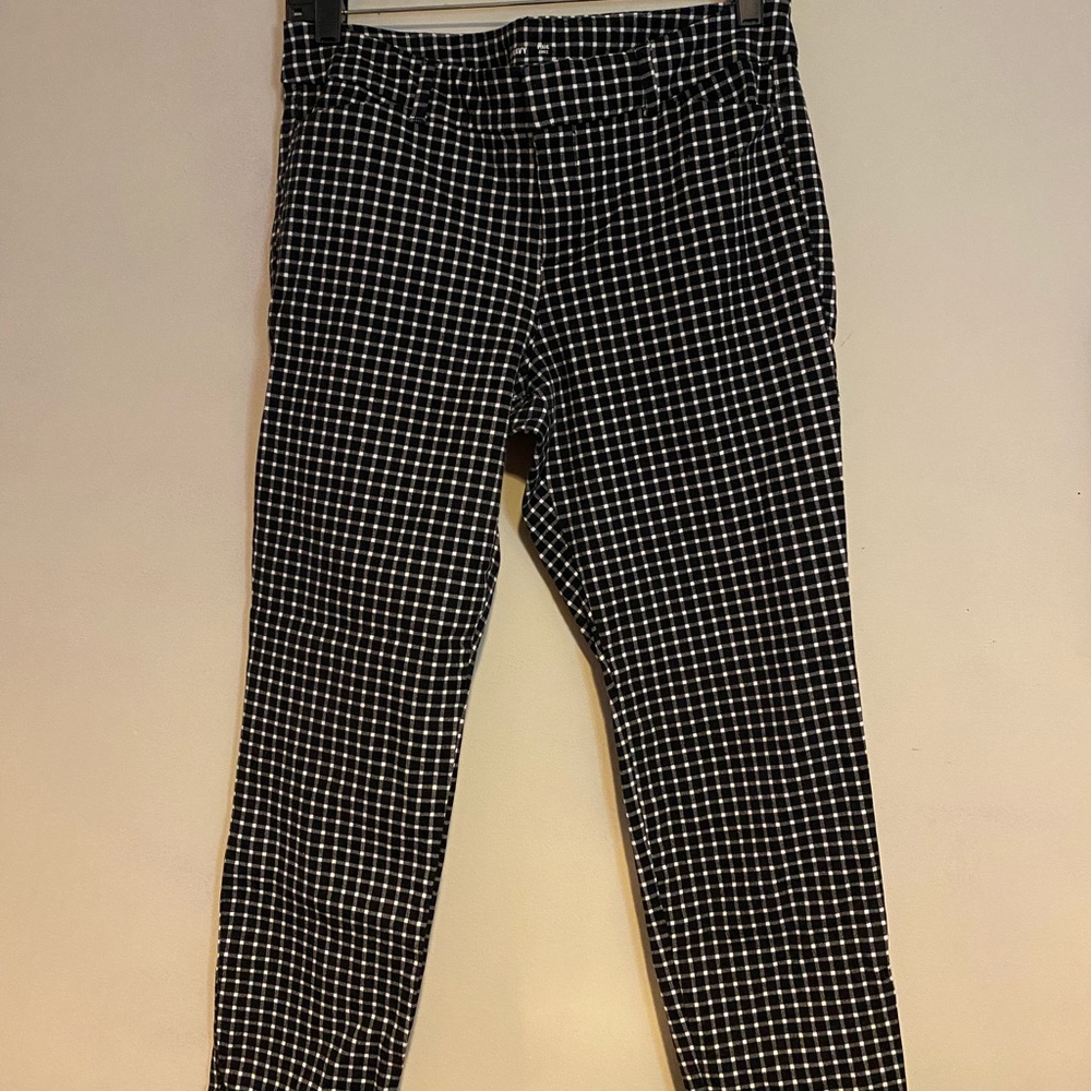 Gingham Ankle Pixie Pants - image 1
